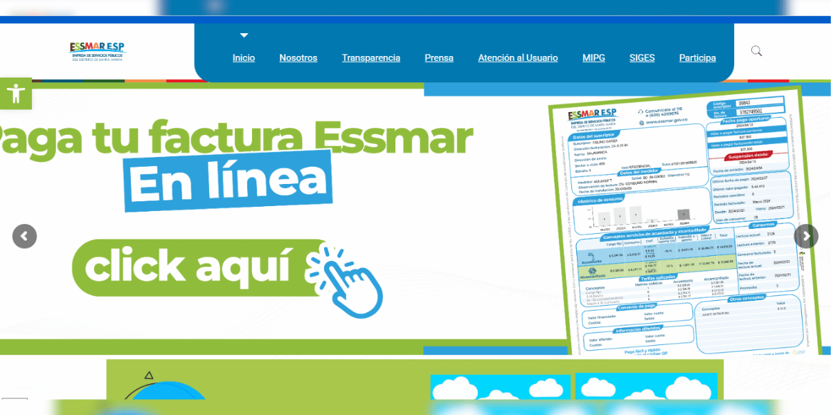 Essmar reactiva su página web para pagos, trámites y consultas en línea