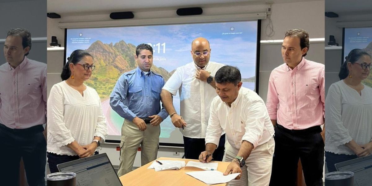 cortesía Autoridades ambientales firman acta de conformación de la Comisión Conjunta para la aprobación, adopción y gestión del Plan de Manejo Ambiental de la Ciénaga grande de Santa Marta