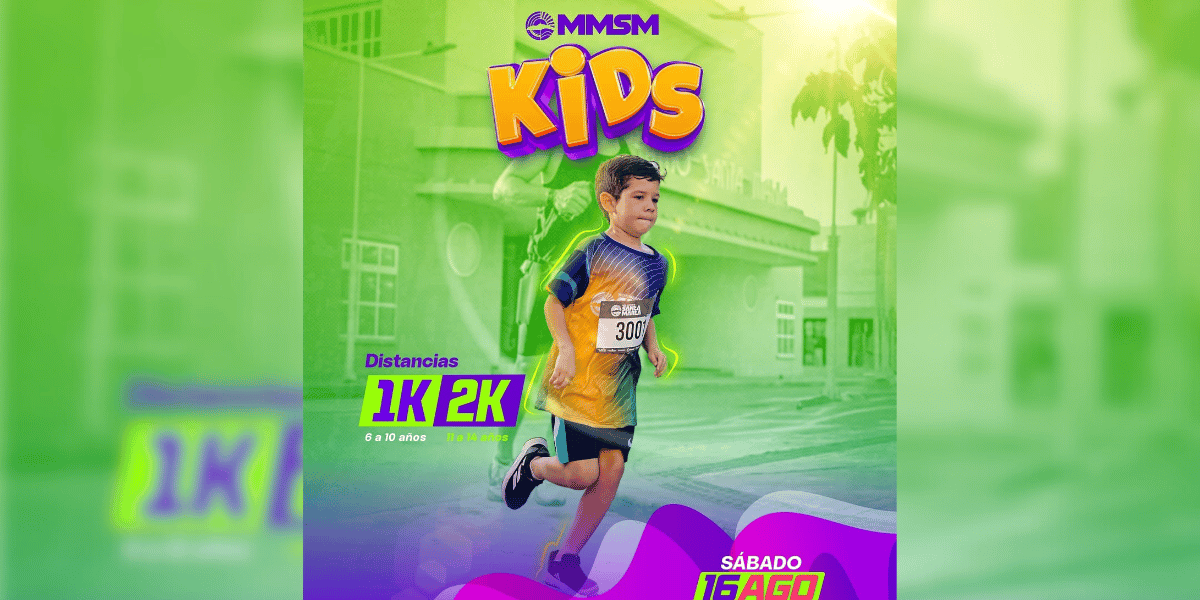 Cortesía Por primera vez, los niños tendrán su propia carrera en la Media Maratón de Santa Marta