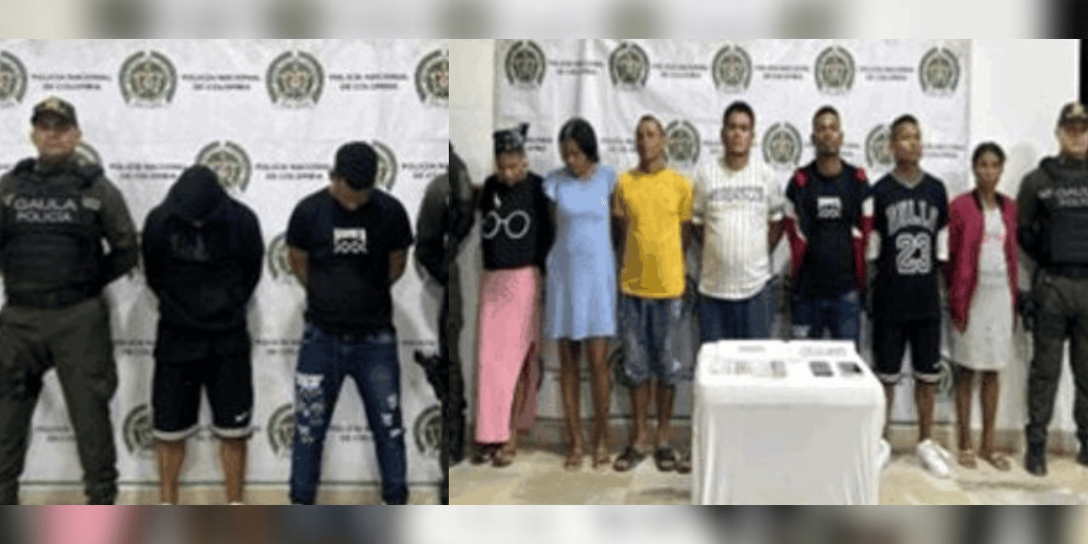 Cortesía Desarticulan red extorsiva del Clan del Golfo que operaba en Ciénaga y Bogotá