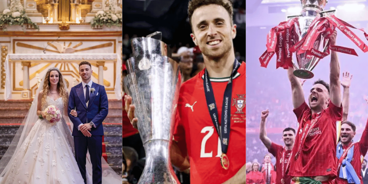 Cortesía Diogo Jota vivía su mejor momento: campeón, esposo y padre, antes de su inesperada muerte