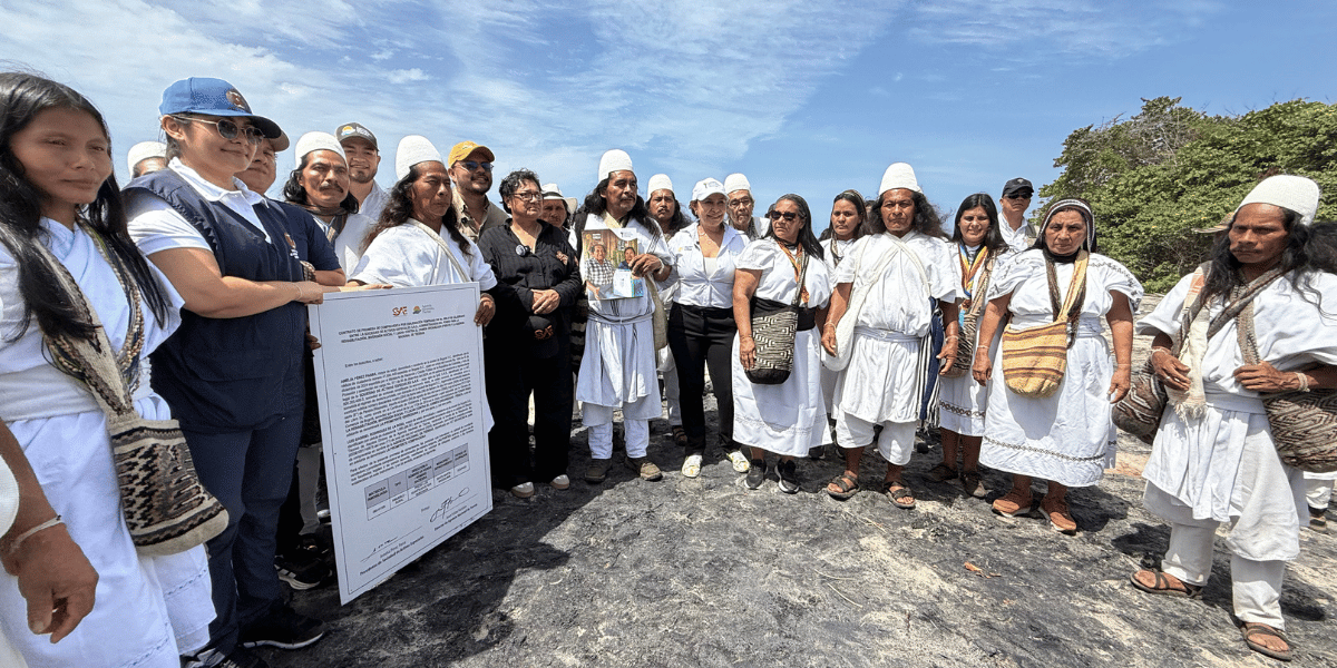 Cortesía Gobierno entrega Los Acantilados: 227 hectáreas para el pueblo arhuaco