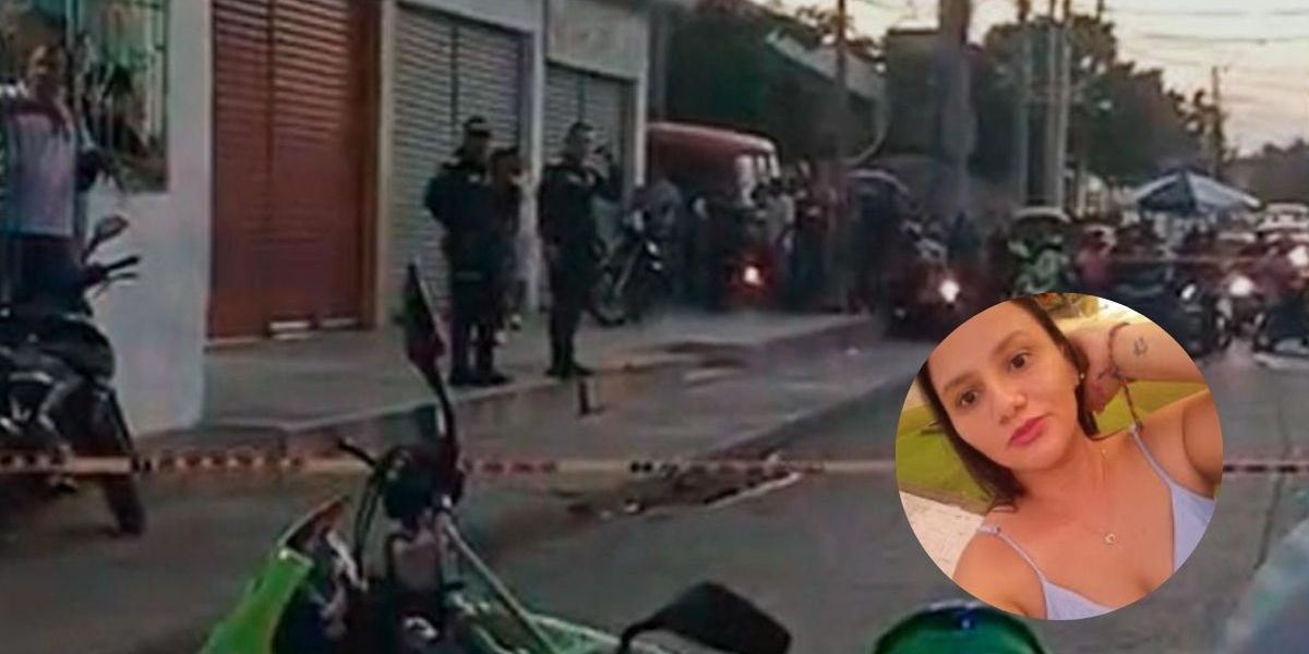 cortesía. La Policía acordonó el lugar donde se presentó el ataque a bala.