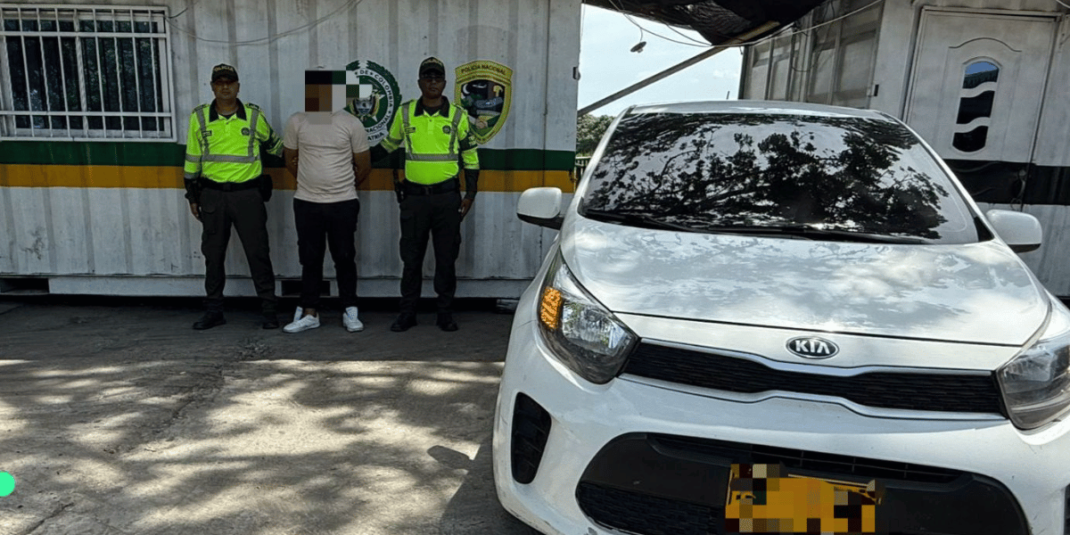 Cortesía Iba rumbo a Santa Marta en carro robado: lo atraparon en la Ye de Ciénaga