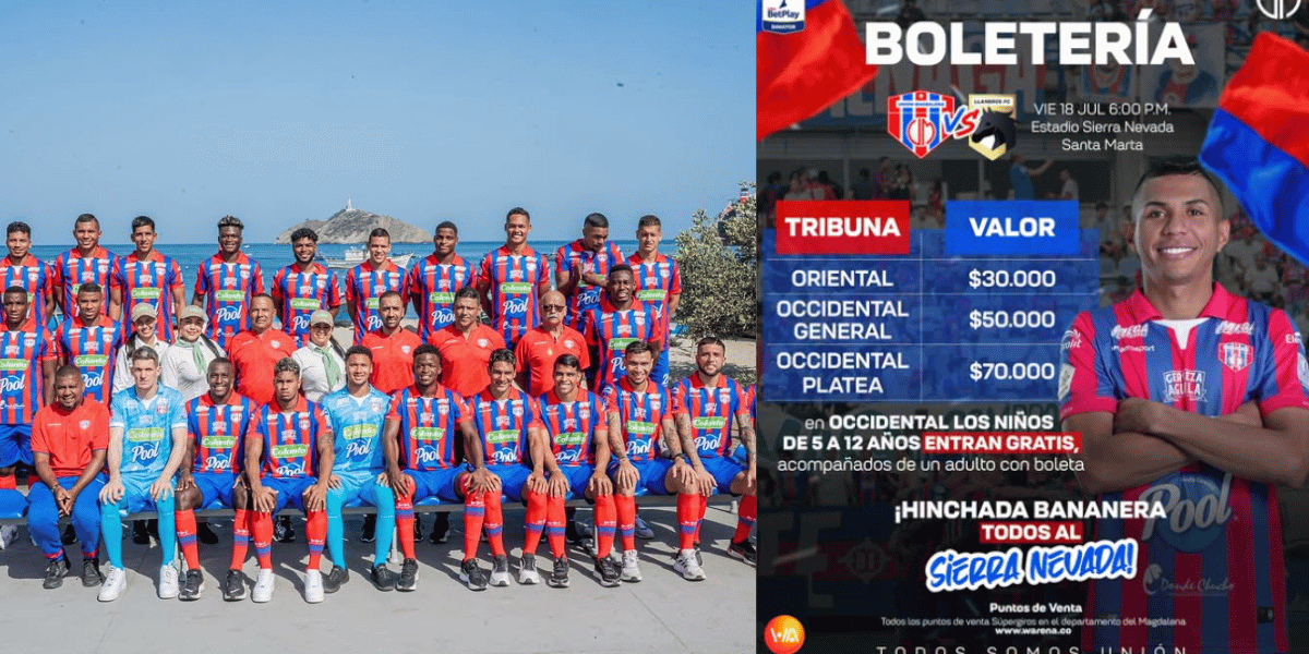 Cortesía “Todos al Sierra Nevada”: Unión lanza boletería para su debut contra Llaneros