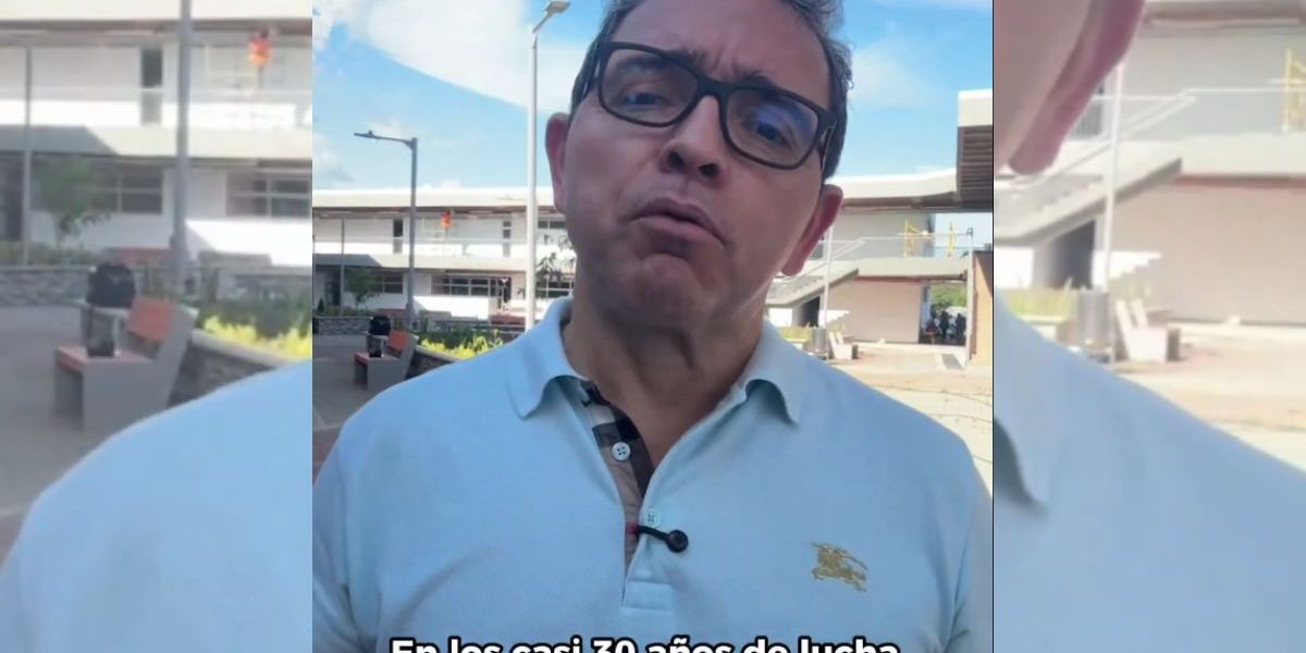 A través de un video indicó que le entregó “las banderas de la resistencia” a Ingrid Padilla, quien asumió como gobernadora encargada.