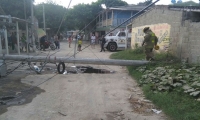 La emergencia se presentó exactamente en la Carrera 25 con Calle 29 del Barrio las Malvinas.