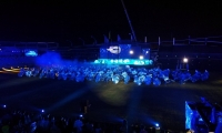 Panorámica del evento de inauguración de los Juegos Bolivarianos.