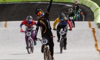 Mariana Pajón, doble campeona olímpica ganó su segundo oro en Santa Marta. 