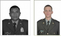 El patrullero Fabio Estrada falleció, mientras que José Trillos quedó herido.