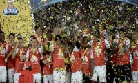 Independiente Santa Fe, campeón de la Liga Águila 2016-II.