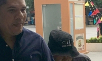 Foto: Cortesía. Eduardo Villa Mozo en su llagada a la audiencia.