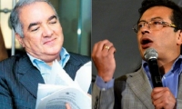 Edgardo Maya y Gustavo Petro.