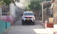 Con fumigación buscan controlar el virus. 