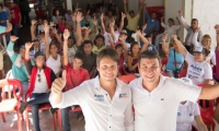 Rubén Jiménez fue bien recibido en los municipios.