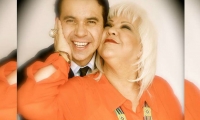 La’ Gorda’ Fabiola y su esposo Nelsón Polanía.
