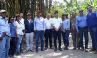 Visita del Ica y Cenipalma a fincas con plantaciones de palma de aceite.