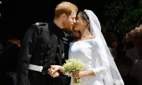 El príncipe Enrique y Meghan Markle. 