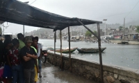 La tormenta comienza a hacer estragos.