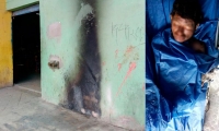 Lugar donde fue quemado William Rafael Parejo Montenegro.