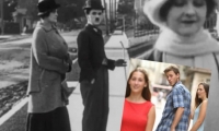 Charles Chaplin en un cortometraje que podría ser el precursor del conocido meme.