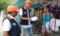 Los caracterizadores visitarán casa a casa. 