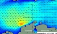 Ondas tropicales en el Caribe.