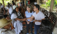 Los mandatarios electos sostuvieron un encuentro con cabildos gobernadores y demás autoridades de los pueblos indígenas.