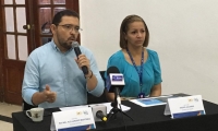 El alcalde de Santa Marta, Rafael Martínez. 