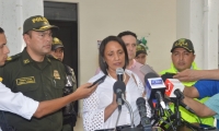 Diana Quiñones fue presentada como una mera fiscal en la rueda de prensa del lunes, pese a ser la encargada de la entidad.