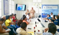 Dimar El Capitán de Fragata Ibis Manuel Luna Forbes, Capitán de Puerto de Santa Marta, invitó a los diferentes gremios a cumplir con estas medidas de seguridad.
