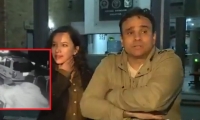 Andrea Díaz y Carlos Cárdenas, periodistas víctimas de robo.