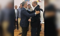 Andrés Rugeles y el presidente Iván Duque.