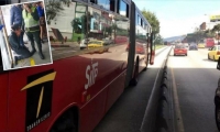 El joven terminó sangrando y llorando.