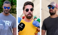 Tres de los cinco integrantes de 'La Manada'.