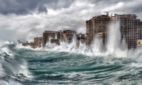 Simulación de inundación en Miami