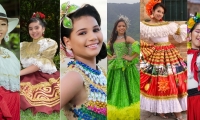 Candidatas al Reinado Infantil del Folclor Colombiano.