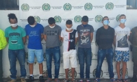 Presuntos miembros de ‘Los Históricos’.