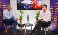 Jorge Cura con René Puche en La Entrevista.