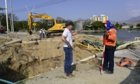 Obras en el sector de Portal de las Avenidas