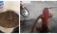 Si el agua sale así, reporta la novedad al 116. 