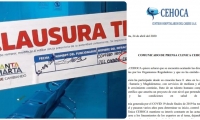La Clínica Cehoca fue cerrada el 23 de abril.