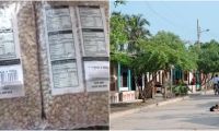 La comunidad a través de las redes denunció que los alimentos estaban vencidos, sin embargo, el alcalde manifestó que todo se trata de un tema político y desmintió esa versión. 
