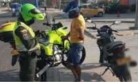 Comparendo impuesto a un infractor.