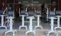 Ventiladores entregados en el Hospital.
