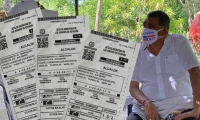 El candidato del Centro Democrático reclama que exlcuyan votos.