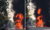 Imágenes del accidente.