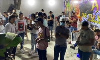 Una de las fiestas intervenidas en patios rumberos.