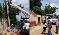 Air-e ejecutó mejoras técnicas en el barrio Monterrey de Fundación.
