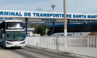Terminal de transporte de Santa Marta. 